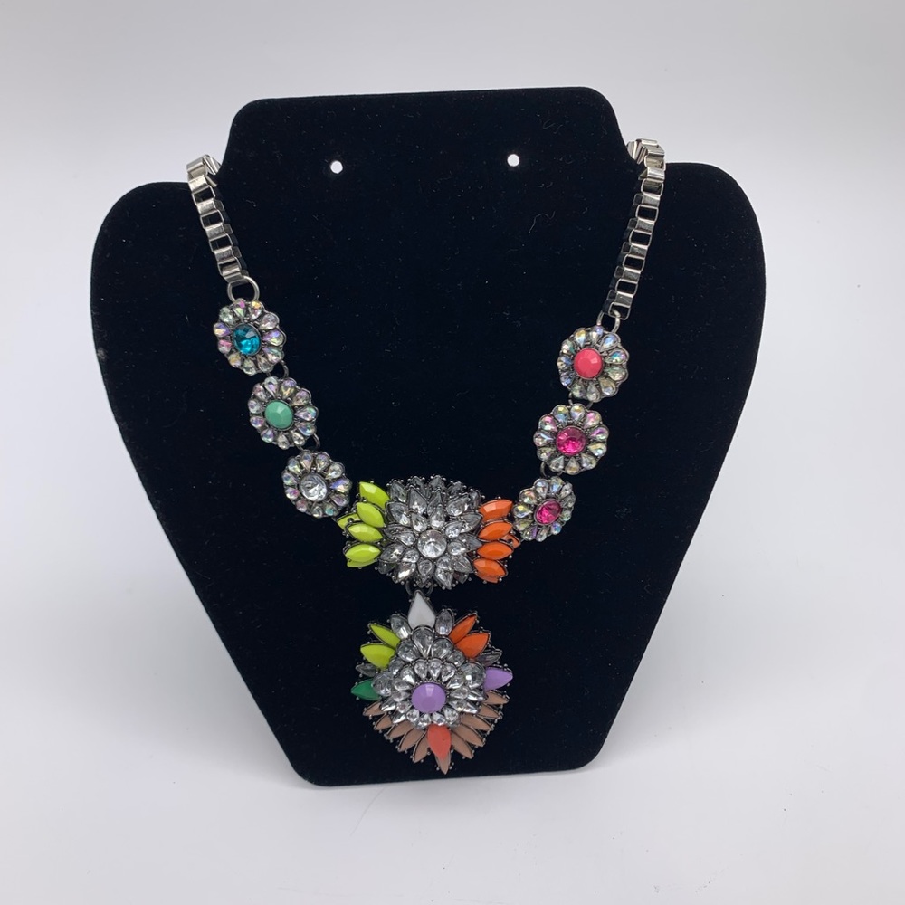 Glamorous Large Rainbow Bright Grannycore Stateme… - image 3